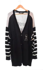 アンダーカバー UNDERCOVER 19SS Bootleg Truth 袖ボーダーJQ カーディガン 黒 UCW4905 2 カーディガン ブラック 103MT-1982のサムネイル