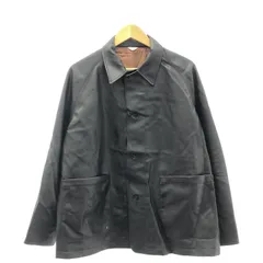 417 EDIFICE (フォーワンセブンエディフィス)  25011312501010 フェイクレザージャケット メンズ ブラック M