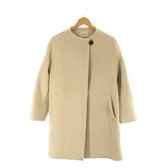 イエナ／着用感なし美品❤️ボトルネックトラペーズコート アイボリーベージュ IENA（イエナ）の「ボトルネックトラペーズコート◇（）」 - WEAR