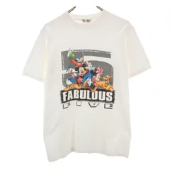 Walt Disney World ウォルトディズニーワールド ミッキーフレンズ 半袖 Tシャツ ホワイト キャラT ミッキーマウス メンズ 古着
