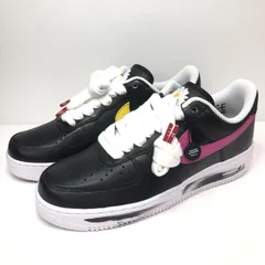 【中古】PEACEMINUSONE NIKE AIR FORCE 1 Low 07 Para-Noise 3.0 Black and MultiColor G-DRAGON 27.5cm AQ3692-004[66]