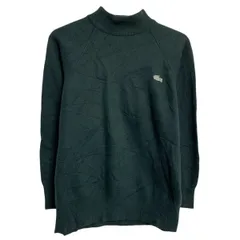 CHEMISE LACOSTE ニット セーター 4 XS 程 グリーン ラコステ プルオーバー モックネック ワンポイント 古着卸 アメリカ仕入 a701-7067のサムネイル