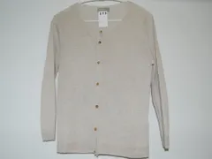 【USED/A】MARGARETHOWELLマーガレットハウエル■麻カーディガン■サイズ2■ベージュ