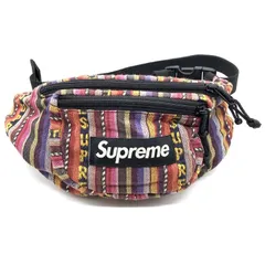 Supreme Woven Stripe Waist Bag Multicolor – YankeeKicks Online