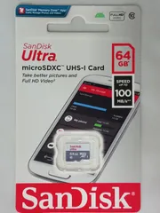 【新品・未開封】SanDisk Ultra 64GB 100MB/s UHS-I Class 10 microSDXC Card SDSQUNR-064G-GN3MN