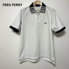 FRED PERRY フレッドペリー ストライプ ポロシャツ M 日本製