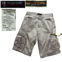メキシコ製　ポロジーンズカンパニーバギーカーゴパンツハーフ　ショート29　PTS0090