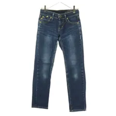 SOMETHING サムシング 日本製 ストレートデニムパンツ w27 ブルー系 エドウィン レディース 古着