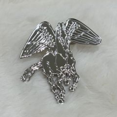 未使用品◎HERMESエルメス　スカーフリング/ペガス グラヴェ/馬/ペガサス/シルバー