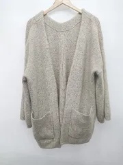 ◇ titivate ティティベイト ミックスカラー 長袖 ニット カーディガン サイズＦ グレージュ系 レディース P  【1407100028375】