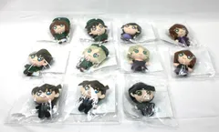 A1153・セガラッキーくじONLINE 名探偵コナンカフェ ぬいぐるみマスコット 11個セット ダブりあり まとめ ビニール未開封品