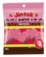 ジントック  JINTOK ハートチョコマシュマロ いちご味 2袋  ASMR SNS YouTube TikTok