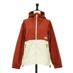 THE NORTH FACE ノースフェイス ジャケット レッド ベージュ サイズ:M / フード付き コンパクト ナイロン ジャケット / NPW72230 / COMPACT JACKET / マウンテンパーカー 撥水加工【レディース】【中古】