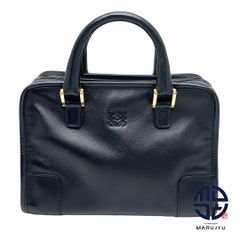 LOEWE ロエベ ブラック 黒 アナグラム アマソナ28バッグ ハンドバッグ
