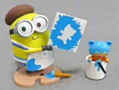 [중고] 트레이딩 피겨 LITTLE PAINTER [POPMART Minions Better Together 시리즈]