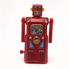 完動品 増田屋 ミニ マシーンマン 箱付 ゼンマイ 復刻 昭和レトロ