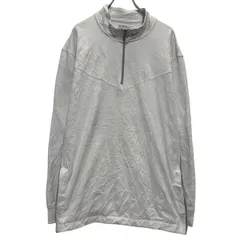 NIKEGOLF ジャージ 2XL ホワイト ナイキゴルフ ハーフジップ ビッグサイズ シンプル スポーティー 薄手 古着卸 アメリカ仕入 a703-5340