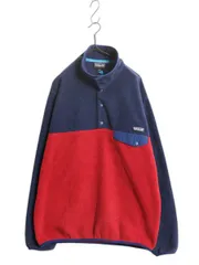 【お得なクーポン配布中!】 パタゴニア ライトウェイト シンチラ スナップT メンズ L / 古着 15年製 PATAGONIA フリース プルオーバー ジャンパー アウトドア ツートン