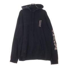 CHROME HEARTS (クロムハーツ) SWTSHRT PLVR CHプラス総柄プルオーバーパーカーブラック