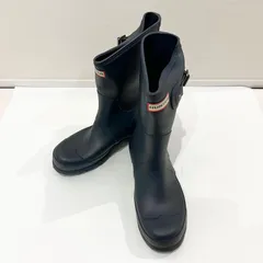 z1192 HUNTER ハンター 長靴 レインブーツ ネイビー サイズUK7