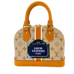 【中古】 Louis Vuitton ルイ ヴィトン M23502 モノパナム アルマBB ハンドバッグ ショルダーバッグ 2Wayバッグ LVストリートサイン レディース メンズ ユニセックス ベージュ A2501771 【無料ギフトラッピング承ります】