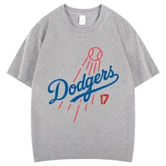 ロサンゼルス・ドジャース 大谷翔平 17番 tシャツ メンズ サポートTシャツ アメリカンスタイル 野球ファッション グレー
