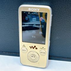 SONY ウォークマン NW-S738F 8GB ペールゴールド ポータブルオーディオ 本体のみ バッテリー交換済み 動作確認済 音楽プレーヤー MP3対応 高音質