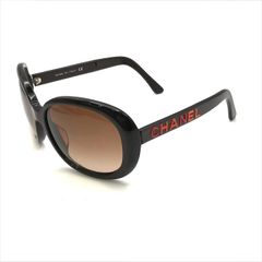 良品 CHANEL シャネル ロゴ サングラス アイウェア ブラウン ブランド レディース 茶 k3454k