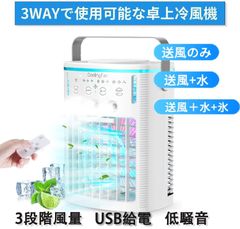 1500ML大容量】スポットクーラー 持ち運び 冷風機 強力送風 キャンプ 