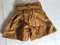 子供用コーデュロイ　ショートパンツ　茶　17