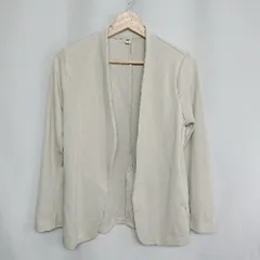 ◇ ⊇ UNIQLO ユニクロ 長袖 ジャケット サイズS ベージュ系 レディース E  【1409240041269】