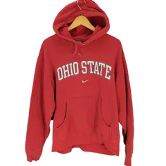 ナイキ NIKE 90-00S TEAM タグ センター スウッシュ ロゴ OHIO STATE オハイオ プルオーバー パーカー メンズ import：S 