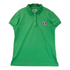 サイズ：2 JACK BUNNY ジャックバニー  半袖ポロシャツ ロゴ刺繍  グリーン系 [240101421114] ゴルフウェア レディース ストスト