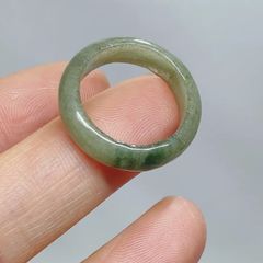 【新入荷】本翡翠保証‼️天然翡翠リング／指輪　サイズ11号