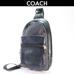COACH コーチ ショルダーバッグ メンズ ボディバッグ TERRAIN PACK IN PERFORATED パフォレイテッドテレイン 中古 コンディションB