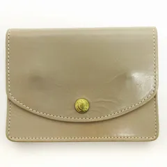グレンロイヤル GLENROYAL BELLOWS PURSE フラップ 財布 レザー アコーディオン ウォレット グレージュ系 ■SM3のサムネイル