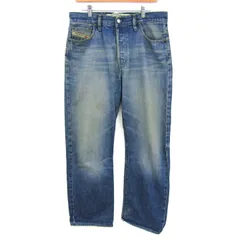 ディーゼルインダストリー デニムパンツ ボトムス ジーンズ ボタンフライ イタリア製 メンズ 33サイズ ブルー diesel industry 【中古】