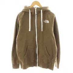 ザノースフェイス THE NORTH FACE リアビューフルジップフーディ REARVIEW FULL ZIP HOODIE パーカー ジップアップ ロゴ L 茶 ブラウン NT62130 /AN16