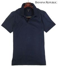 ※土234新品▼ バナナリパブリック BANANA REPUBLIC 半袖ポロシャツ 【 XL 】 ポロシャツ バナナ・リパブリック 吸汗速乾機能 紺系