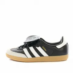 アディダスオリジナルス Women's Samba LT Core Black/Footwear White/Gold Metallic スニーカー シューズ レザー US5.5 22.5cm 黒 ブラック 白 ホワイト IG2010 /YT