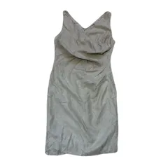 LAUREN ラルフローレン　ドレス　ワンピース　ノースリーブ　10  XLサイズ　ベージュ　US古着