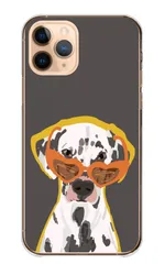 iPhone12 mini ケース カバー アイフォン12 ミニ スマホケース ハードケース ダルメシアン 犬 イヌ かわいい おしゃれ オシャレ サングラス ポップ イラスト カラー05