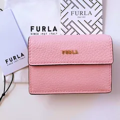 FURLA フルラ 三つ折り 財布 ライト ピンク バビロン  ウォレット