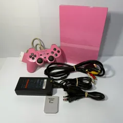 【動作確認済】ぜ-18 PS2 本体 SCPH-77000 ピンク Play Station2 プレステ2