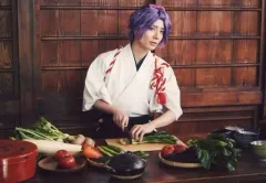 【中古】生写真(男性) 和田琢磨(歌仙兼定)/横型・上半身・内番衣装・料理・キャラクターショット/舞台「『刀剣乱舞』綺伝 いくさ世の徒花」ランダムブロマイド