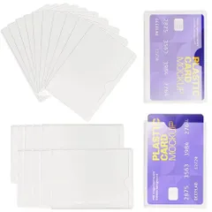 ホルダー カード カード取り出しやすい クレジット 防水 クレジットカード保護 icカードケース 防塵 半透明 防磁 横型と縱型 読取エラー防止 20枚セット カードケース 耐用性 カード保護ケース (半透明) Forahome