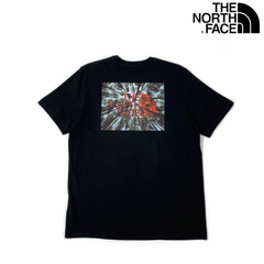 ノースフェイス 半袖 Tシャツ US限定 グラフィック 黒 180902