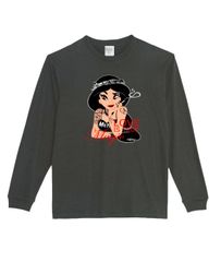 【パロディ/ロンT】タトゥージャスミン おもしろTシャツ 長袖　 プレゼント　ロングTシャツ