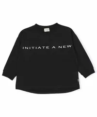 新品　F.O.KIDS（エフ･オー･キッズ） トップス 長袖Tシャツ　5色5柄プリントバリエーション 長袖Tシャツ（オトナ）　Mサイズ　Lサイズ　親子お揃い　ペアーコーデ　黒　ブラック　長袖　ロンT