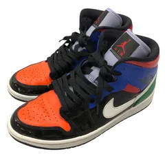 ナイキ スニーカー エアジョーダン1 ミッド マルチカラー 26.5【AFD7】